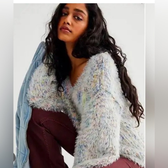 Free people fuzzy soft gelato sweater - Picture 2 of 7
